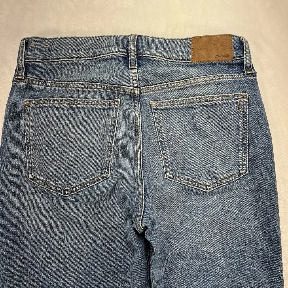 Madewell Mid-Rise Perfect Vintage Jean Womens 27 Medium Wash Casual Fall Winter